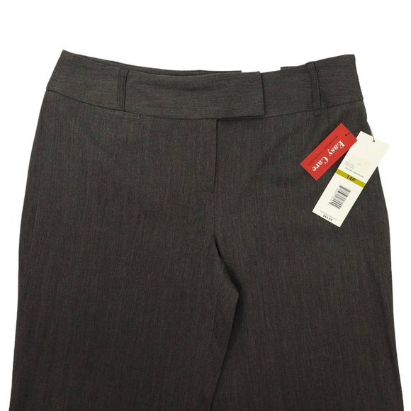 Rafaella Petite Classic Fit Pants Womens 14P Tapered Leg 2 Way Stretch Gab NEW - Picture 9 of 12
